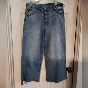Wide leg jeans